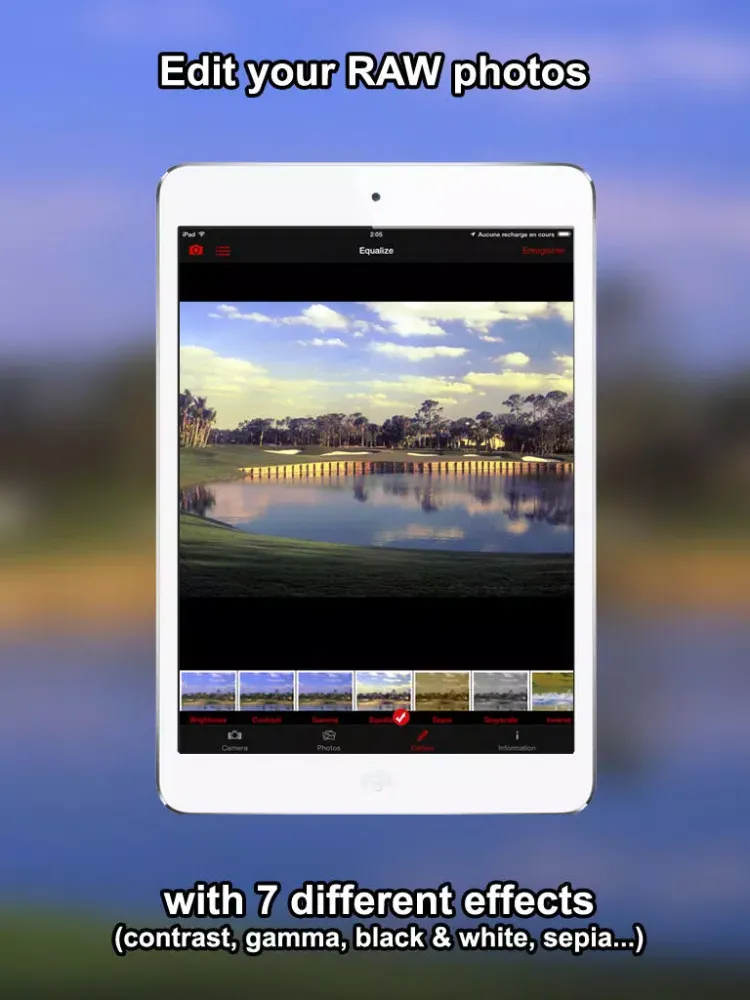 RAW - Capture & Edit Uncompressed/RAW Photos iPad 应用截图
