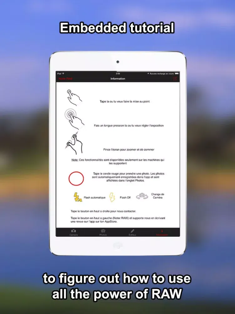 RAW - Capture & Edit Uncompressed/RAW Photos iPad 应用截图
