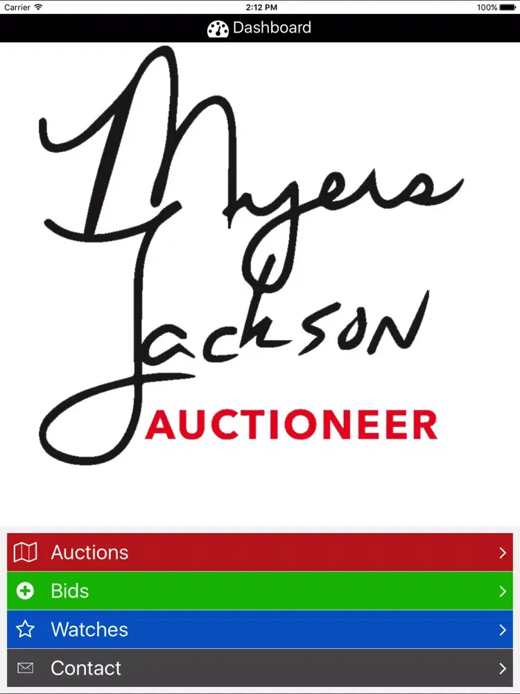 تصاویر Myers Jackson Auctioneer iPad 