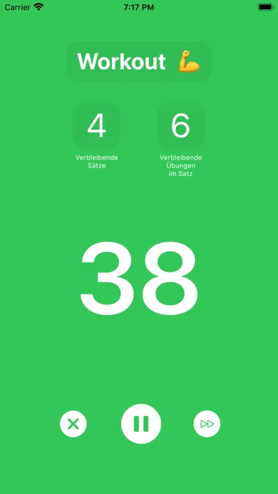 Capturas de tela do Workout Intervals
