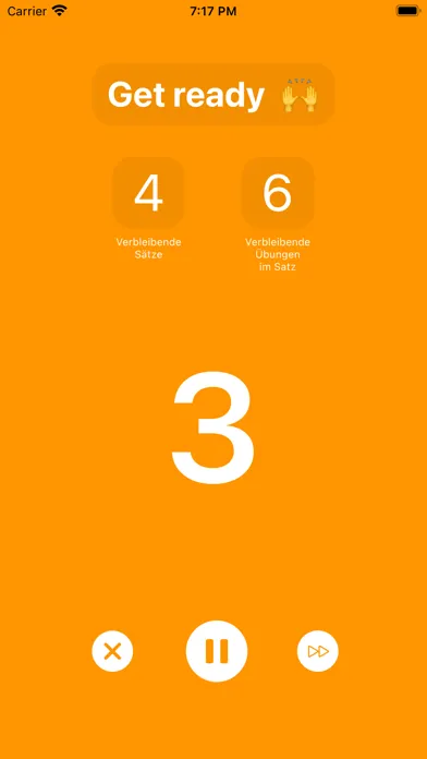 Capturas de tela do Workout Intervals