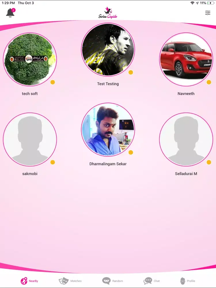 Screenshot di Swiss Cupido iPad 