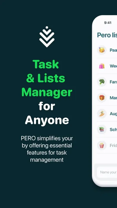 Pero: Your Simple Task Manager سکرین شاٹس