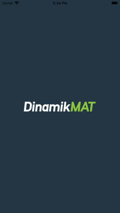 Capturas de tela do DinamikMAT