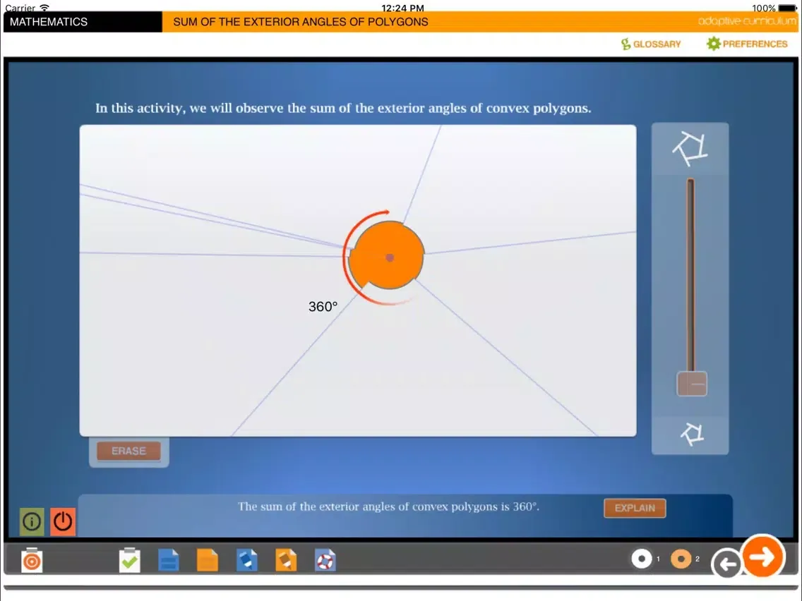 تصاویر Sum of Exterior Angles iPad 