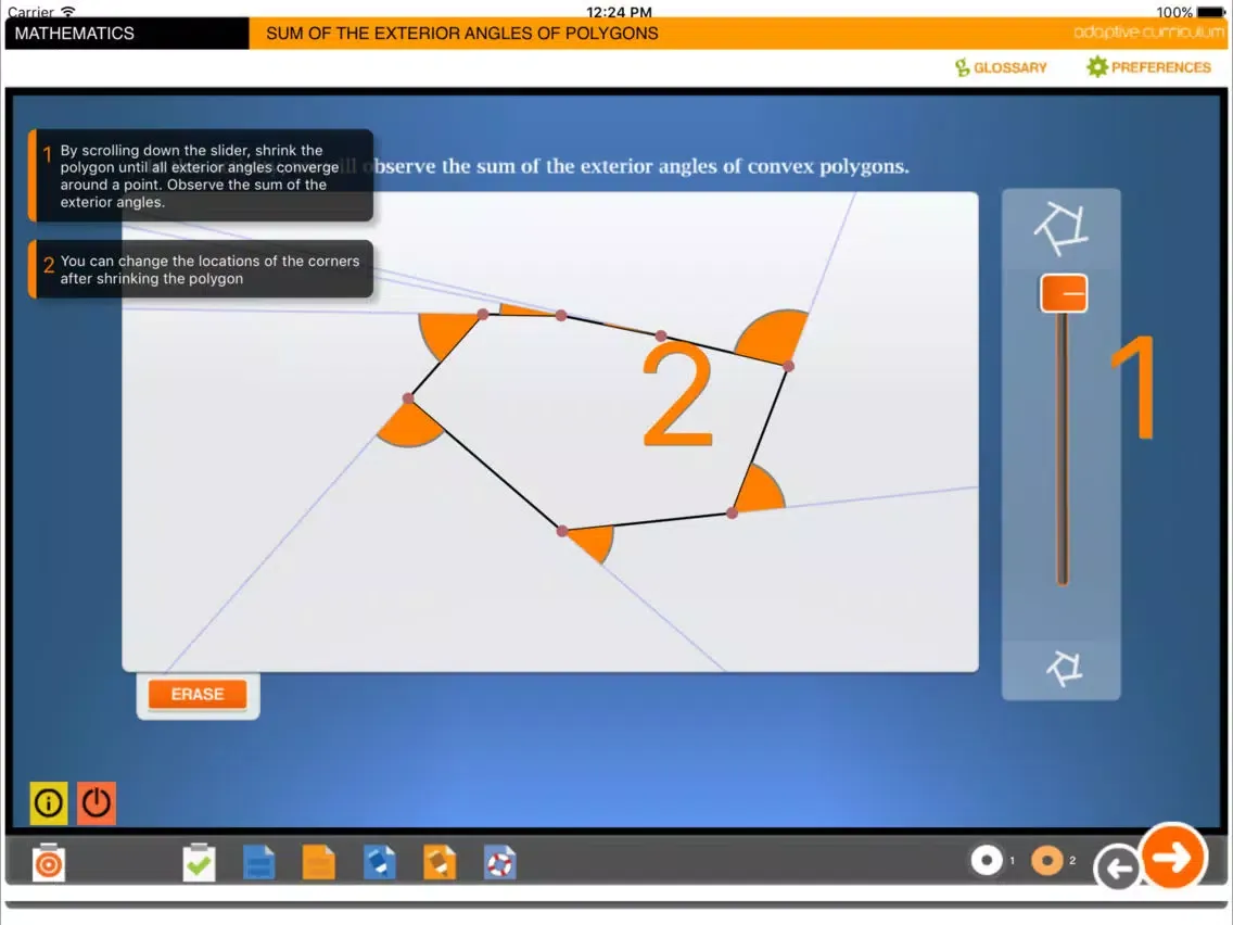 Sum of Exterior Angles (Lite) iPad  স্ক্রিনশট