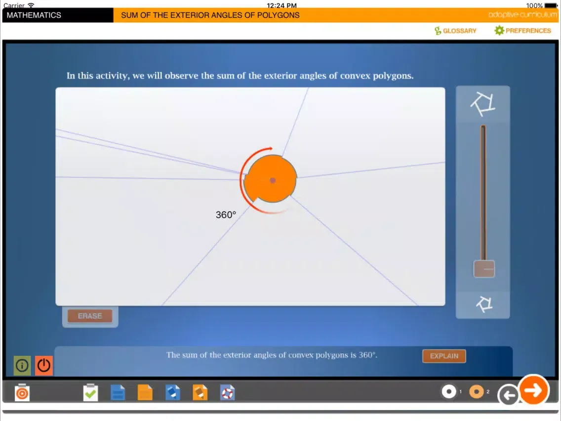 Sum of Exterior Angles (Lite) iPad  স্ক্রিনশট