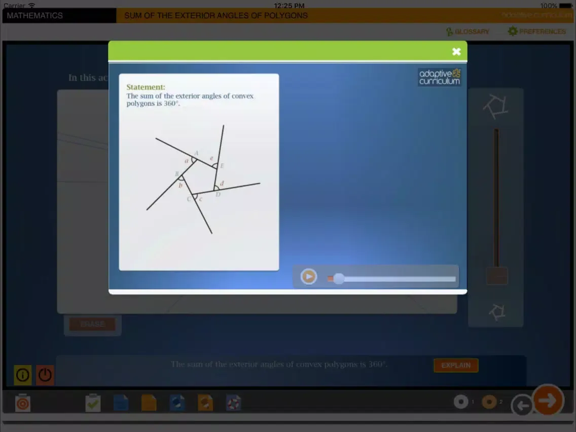 Sum of Exterior Angles (Lite) iPad  স্ক্রিনশট