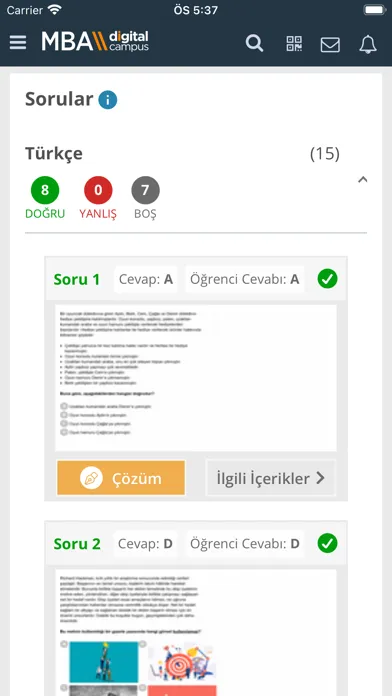 MBA OKULLARI 스크린샷