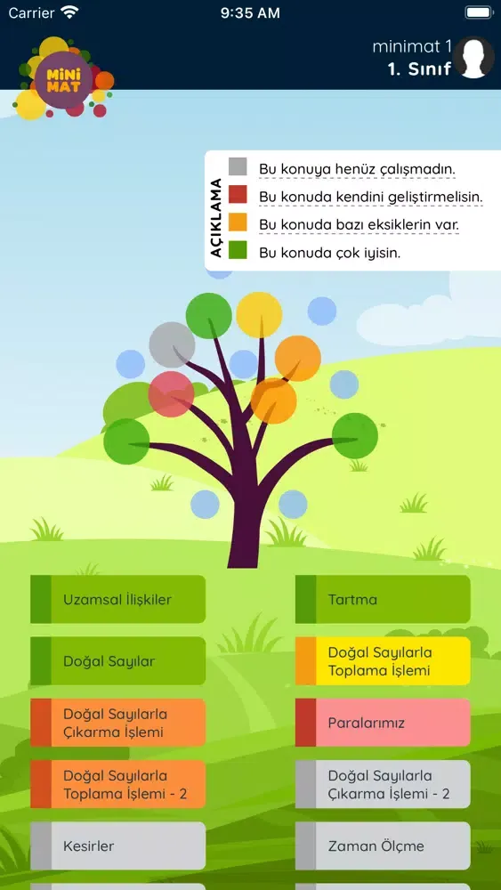 MiniMat Ekran Görüntüleri