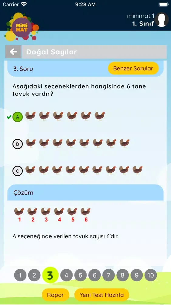 MiniMat Ekran Görüntüleri