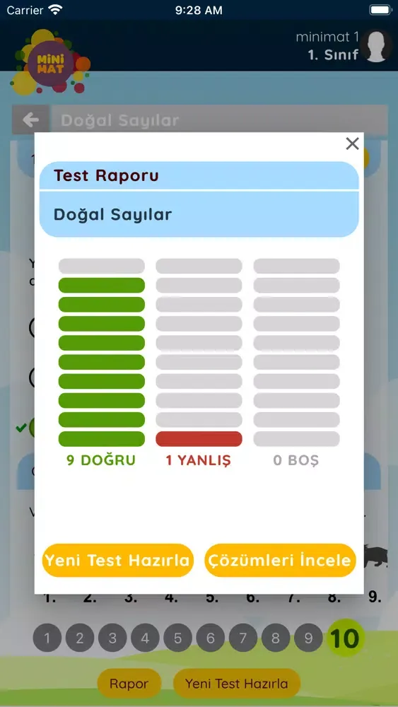 MiniMat Ekran Görüntüleri