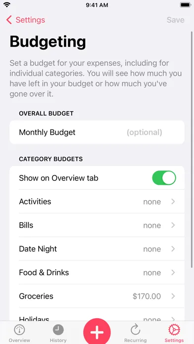 Our Expenses: Household Budget 스크린샷