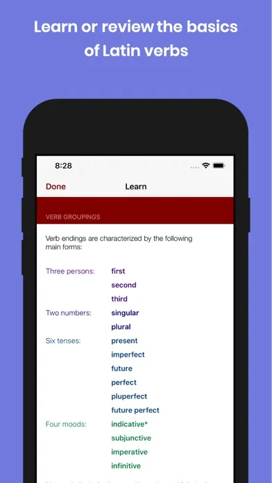 Intellego: Master Latin Verbs स्क्रीनशॉट