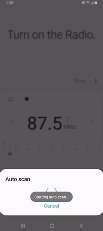 Tangkapan layar Radio