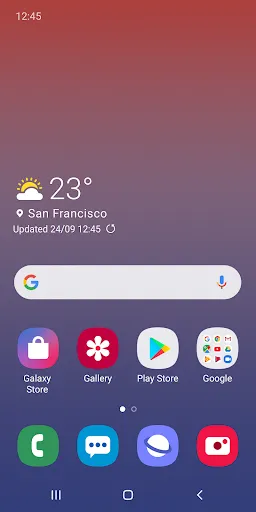 Samsung One UI Home Screenshots