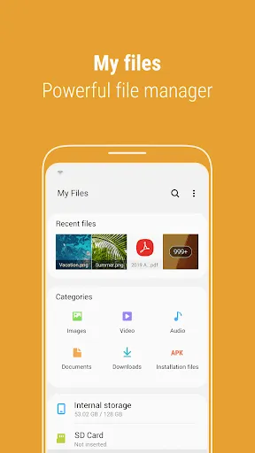 Samsung My Files應用截圖