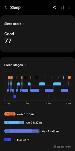 Samsung Health スクリーンショット