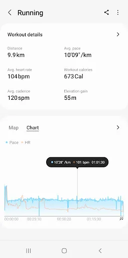Samsung Health スクリーンショット