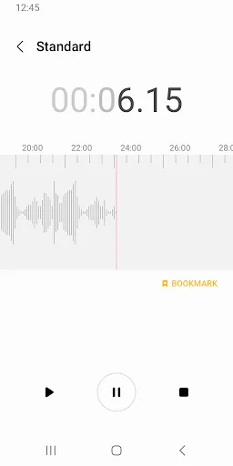 Capturas de pantalla de Samsung Voice Recorder