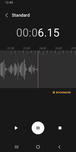 Capturas de pantalla de Samsung Voice Recorder