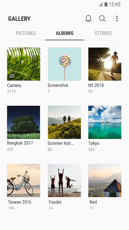 Screenshot di Gallery