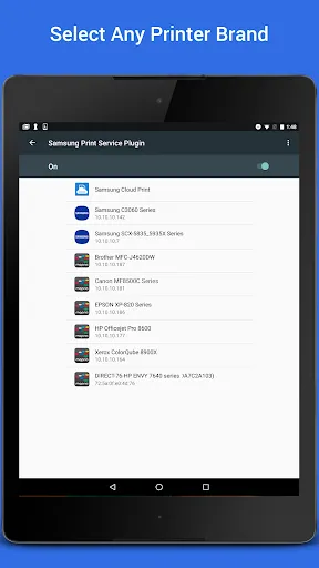 Samsung Print Service Plugin Screenshots