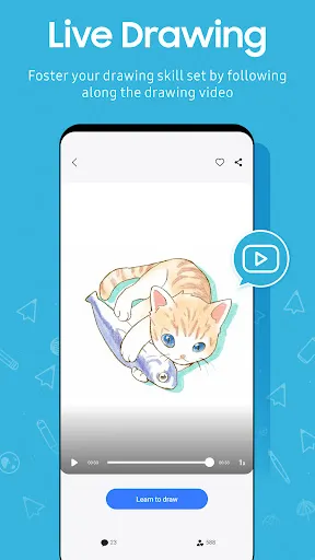 ภาพหน้าจอของ PENUP – Drawing-sharing SNS