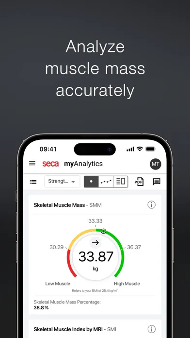 seca myAnalytics سکرین شاٹس