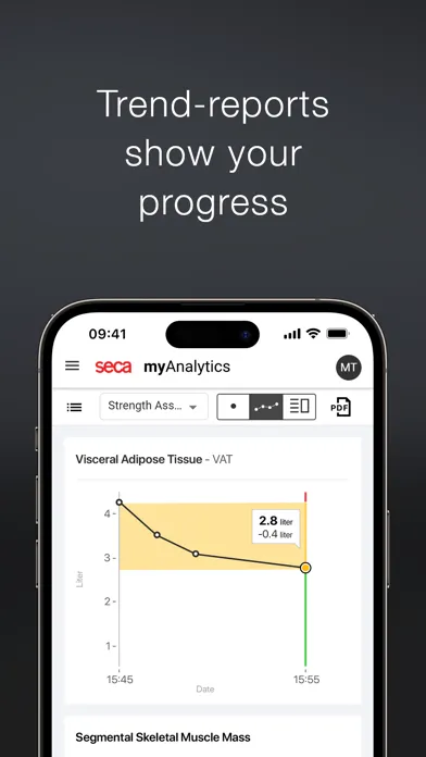 seca myAnalytics سکرین شاٹس