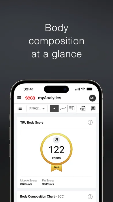 seca myAnalytics سکرین شاٹس
