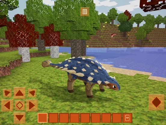 Capturas de tela do DinoCraft Survive & Craft iPad 