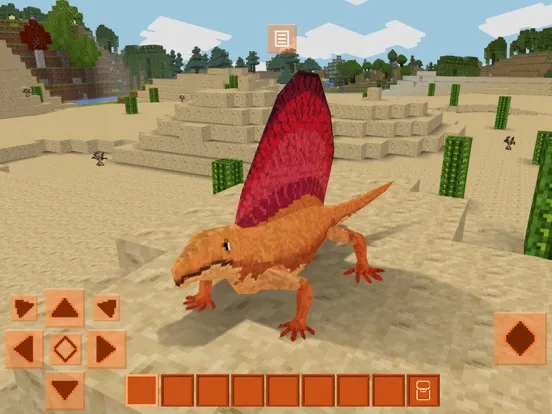 Capturas de tela do DinoCraft Survive & Craft iPad 