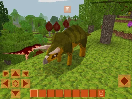 Capturas de tela do DinoCraft Survive & Craft iPad 