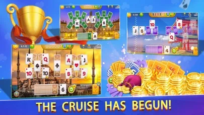 Captures d'écran de Solitaire Travel World Cruise