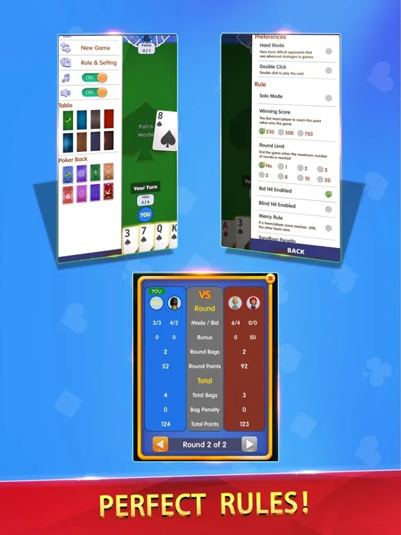Spades Offline - Card Game * iPad  Screenshots