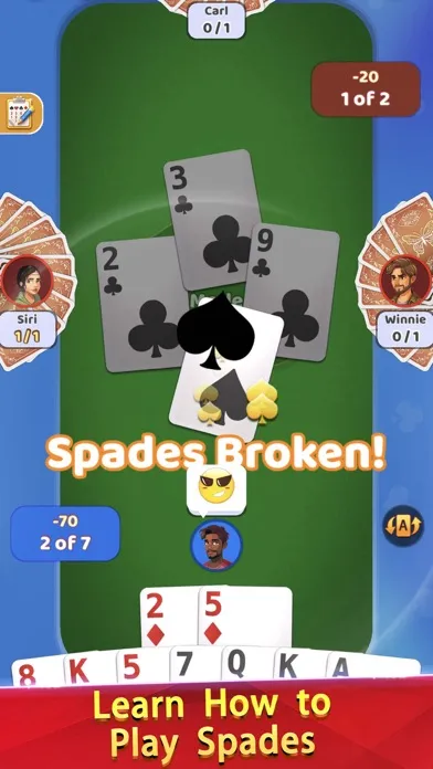 Spades Offline - Card Game * Screenshots