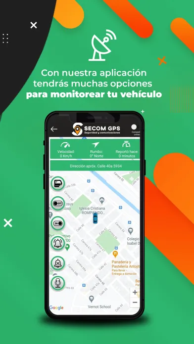 Secom GPS Screenshots