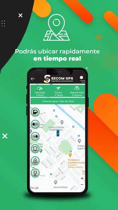 Secom GPS Screenshots