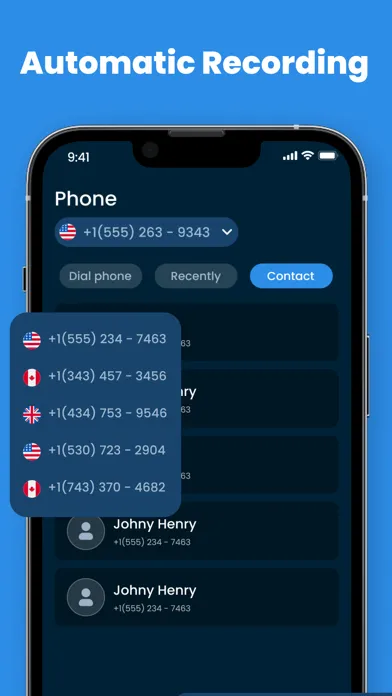 ภาพหน้าจอของ Second Phone Numbers