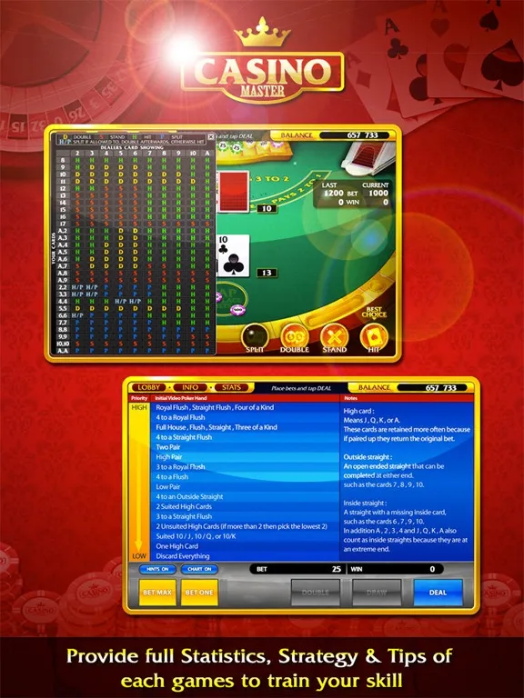 Casino Master - Slots Poker iPad  Screenshots