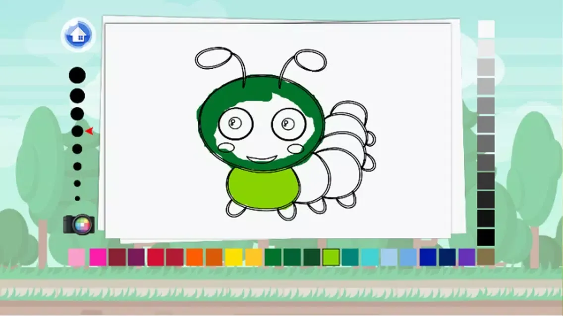 ภาพหน้าจอของ Kids Coloring Books Game