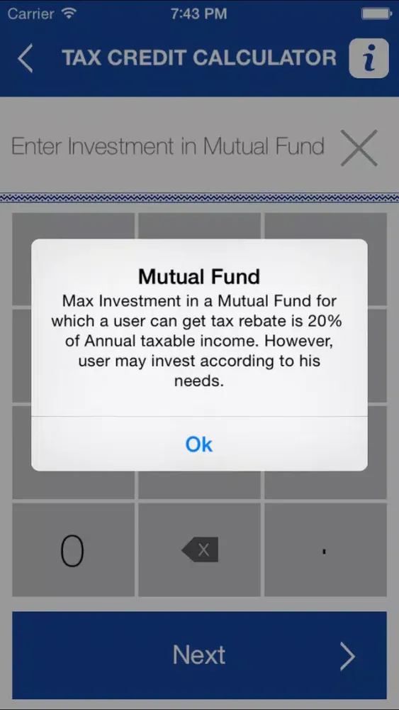 Tax Credit Calculator (Mutual Funds/VPS) - Jamapunji স্ক্রিনশট