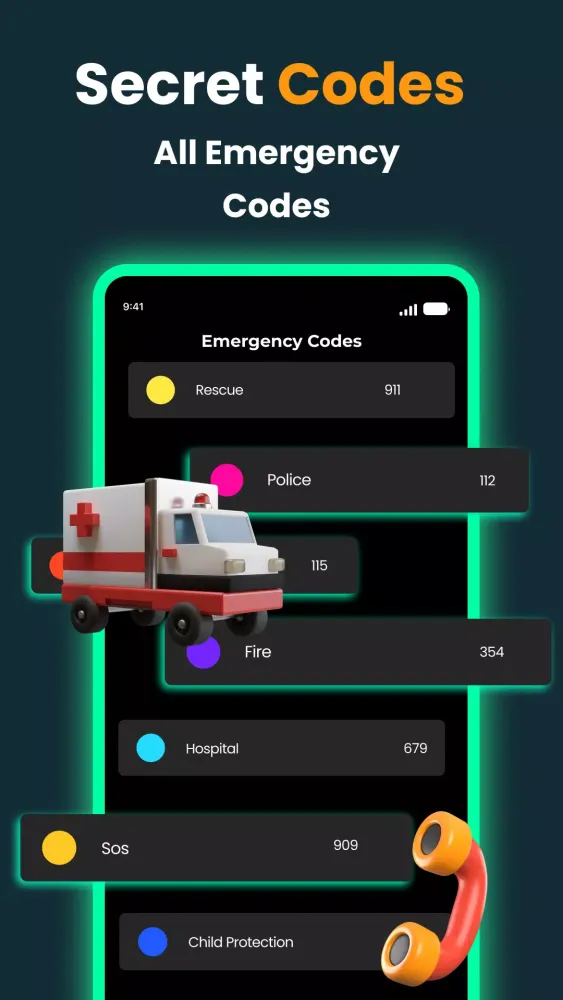 Secret Codes: All Mobile Codes 스크린샷