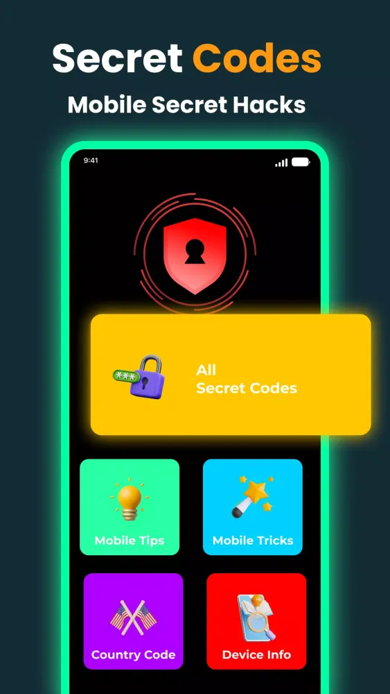 Secret Codes: All Mobile Codes 스크린샷