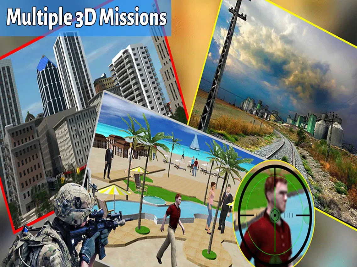 Secret Contract Shooter : 3D Sniper Kill-er Pack iPad  Ekran Görüntüleri