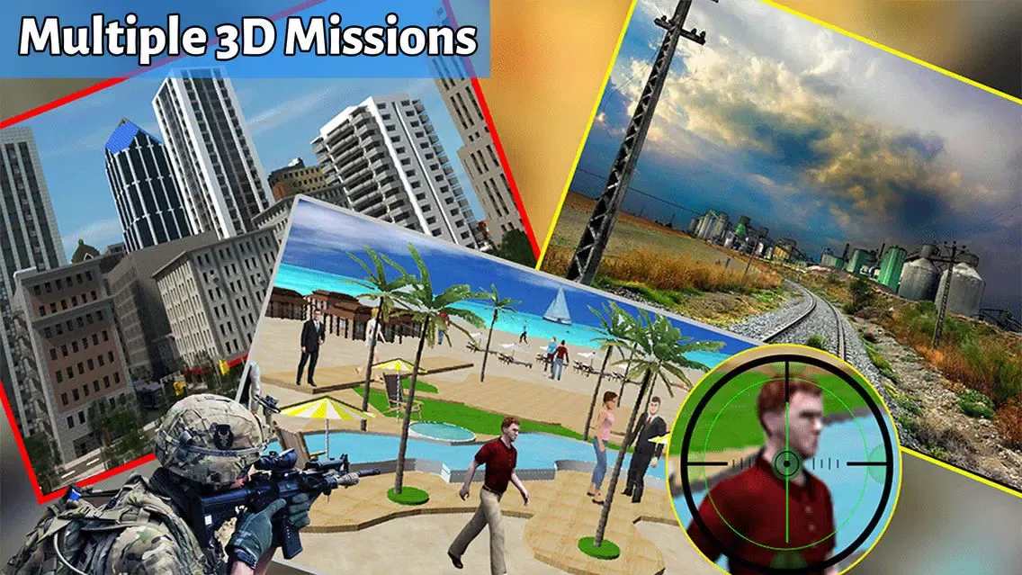 Secret Contract Shooter : 3D Sniper Kill-er Pack Ekran Görüntüleri