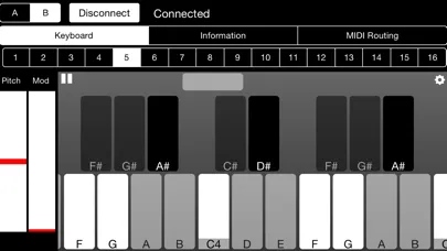 Capturas de tela do Apollo MIDI Controller