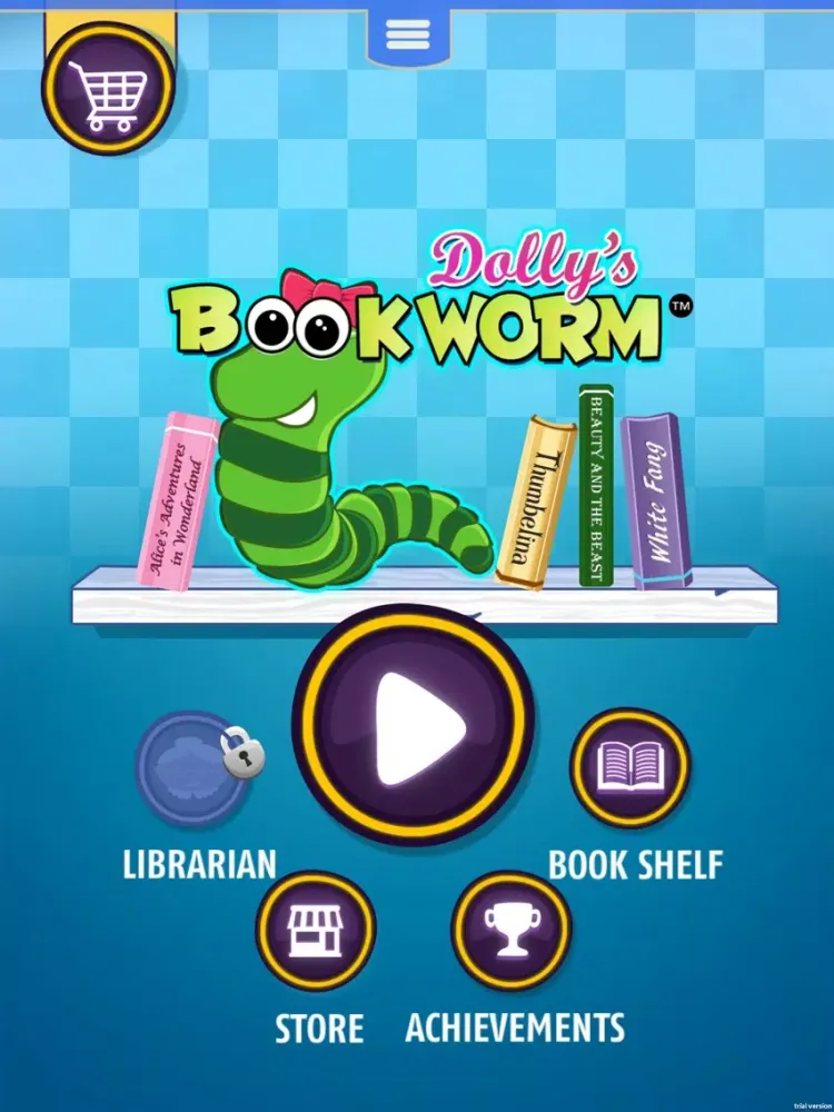 Dolly's Bookworm FREE - The Book-Lovers Puzzle Game iPad Screenshots
