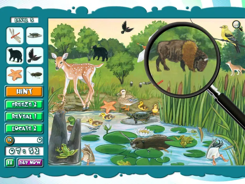 Hidden Object Game Jr FREE - Habitat Spy iPad  スクリーンショット